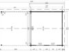 Vierasmaja Nora E + Terassikatos 9m² / 3,4 x 3,2 m / 44mm